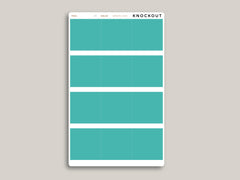 Monthly Full Box Planner Stickers for 2021 MakseLife Planner R7
