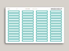 Single Line Box for 2021 MakseLife Planner R3