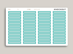 Monthly Label Planner Stickers for 2021 MakseLife Planner R6