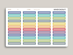 Monthly Label Planner Stickers for 2021 MakseLife Planner R6