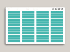 Monthly Label Planner Stickers for 2021 MakseLife Planner R6