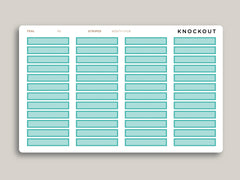 Monthly Label Planner Stickers for 2021 MakseLife Planner R6