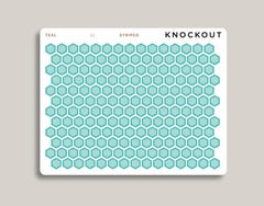 Mini Hexagons Stickers for 2021 Makse Life Planner U1