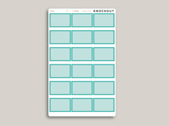Half Box Planner Stickers for 2021 MakseLife Planner R5