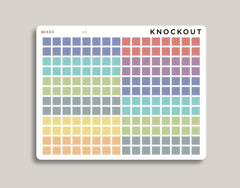Matte Transparent Square Checkbox Planner Stickers for 2021 MakseLife Planner U9
