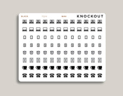 Office Icon Sampler Planner Stickers FQ24/FL3