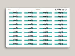 Vertical Highlight Header Stickers for Makse Life Planner R13