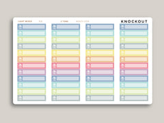 Birthday Month Label Planner Stickers for  MakseLife Planner R18