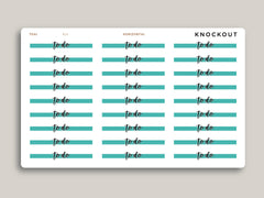 Horizontal Highlight Header Stickers for Makse Life Planner R14