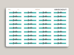 Vertical Highlight Header Stickers for Makse Life Planner R13