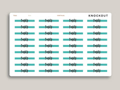 Vertical Highlight Header Stickers for Makse Life Planner R13