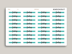 Vertical Highlight Header Stickers for Makse Life Planner R13