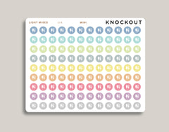 Meal Plan Circle Icon Stickers for Makse Life Planner U14