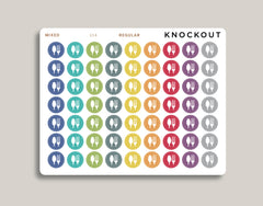 Meal Plan Circle Icon Stickers for Makse Life Planner U14
