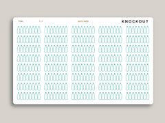 Daily Hydration Tracker Planner Stickers for Makse Life Planners R24