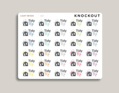 Tidy Up Planner Stickers for MakseLife Planner U17