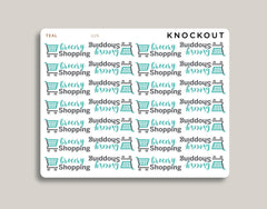 Grocery Shopping Icon Planner Stickers for MakseLife Planner U26