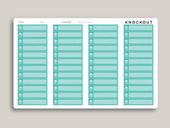 Birthday Month Label Planner Stickers for  MakseLife Planner R18