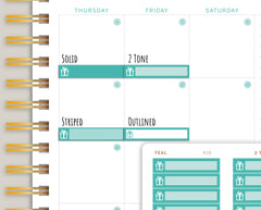 Birthday Month Label Planner Stickers for  MakseLife Planner R18