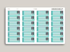 Bill Due Label Planner Stickers for Makse Life Planner R20