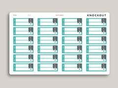 Bill Due Label Planner Stickers for Makse Life Planner R20