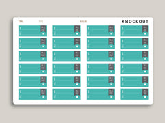 Bill Due Label Planner Stickers for Makse Life Planner R20