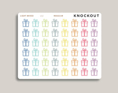 Birthday Icon Planner Stickers for Makse Life Planner U12