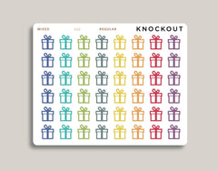 Birthday Icon Planner Stickers for Makse Life Planner U12