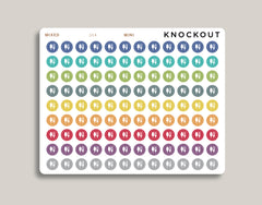 Meal Plan Circle Icon Stickers for Makse Life Planner U14
