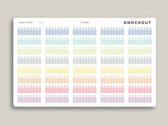Daily Hydration Tracker Planner Stickers for Makse Life Planners R24