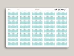 Daily Hydration Tracker Planner Stickers for Makse Life Planners R24