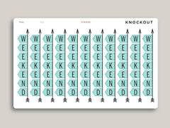 Horizontal Weekend Banner Stickers for Makse Life Planner R21