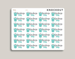 Garbage Day Icon Planner Sticker for MakseLife Planner U16