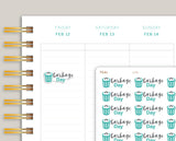 Garbage Day Icon Planner Sticker for MakseLife Planner U16