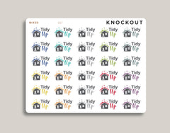 Tidy Up Planner Stickers for MakseLife Planner U17