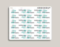 Mop Floors Planner Stickers for MakseLife Planner U24