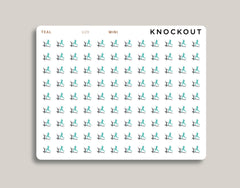 Treadmill Icon Planner Stickers for Makse Life Planner U29