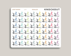 Treadmill Icon Planner Stickers for Makse Life Planner U29