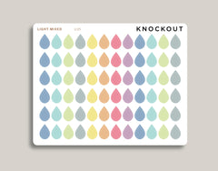 Mini Drop Planner Stickers for Makse Life Planner U35