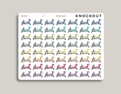 Indoor Rowing Icon Planner Stickers for MakseLife Planners U36