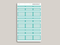 Box Sticker Sampler for  Makse Life Planner R32