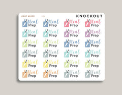 Meal Prep Planner Stickers for Makse Life Planners U32