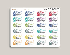 Meal Prep Planner Stickers for Makse Life Planners U32