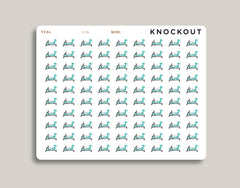 Indoor Rowing Icon Planner Stickers for MakseLife Planners U36