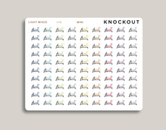 Indoor Rowing Icon Planner Stickers for MakseLife Planners U36