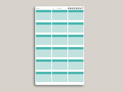 Half Box with Label Stickers for  MakseLife Planner R31