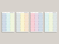 Box Sticker Sampler for  Makse Life Planner R32