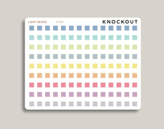 Transparent Checkbox/30 Minute Time Strip for Hobonichi Cousin HTM9