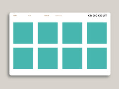 Bottom Full Box Planner Stickers for  Makse Life Vertical Planner R38