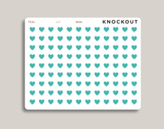 Heart Icon Planner Stickers for Makse Life Planner U37